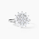 Bague Maximille Argent Blanc Oxyde De Zirconium - Bagues avec pierre Femme | Histoire d&rsquo;Or