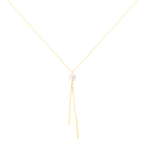 Collier Salman Or Jaune Perle De Culture - Colliers Femme | Histoire d’Or