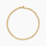 Bracelet Capucin Argent Dor&eacute; A L'Or 750/1000 - Bijoux sans pierre Femme | Histoire d&rsquo;Or