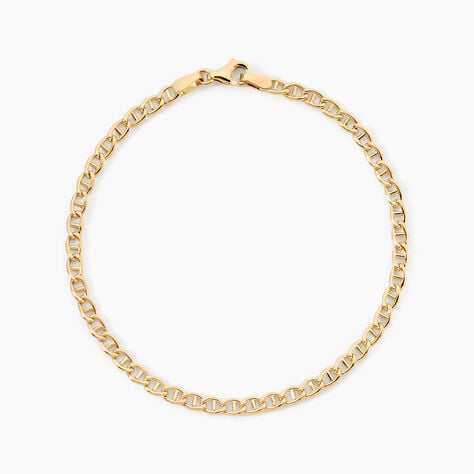 Bracelet Capucin Argent Dor&eacute; A L'Or 750/1000 - Bijoux sans pierre Femme | Histoire d&rsquo;Or