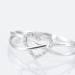 Bague Malinda Or Blanc Diamant - Bagues avec pierre Femme | Histoire d&rsquo;Or