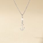 Collier Gwenaelle Argent Blanc Perle D'imitation - Colliers fantaisie Femme | Histoire d&rsquo;Or