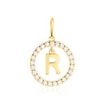 Pendentif Gabe Or Jaune Oxyde De Zirconium - Pendentifs Femme | Histoire d&rsquo;Or