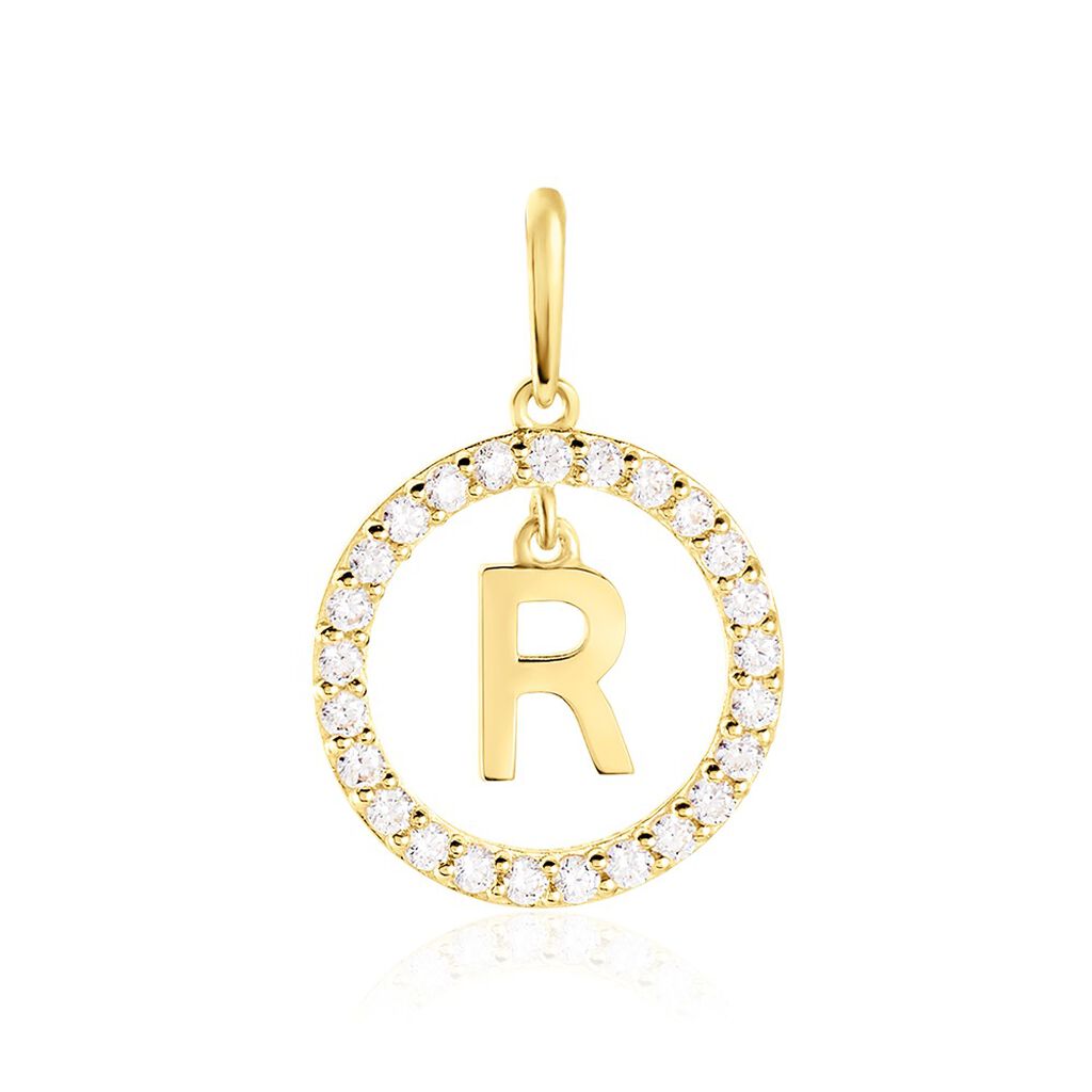 Pendentif Gabe Or Jaune Oxyde De Zirconium - Pendentifs Femme | Histoire d’Or