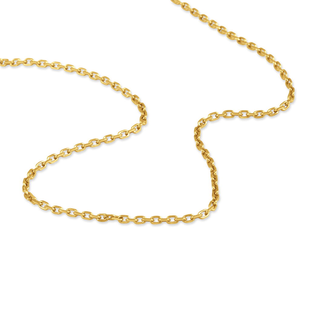 Chaîne Igoa Maille Forçat Diamantee Or Jaune - Chaines Femme | Histoire d’Or