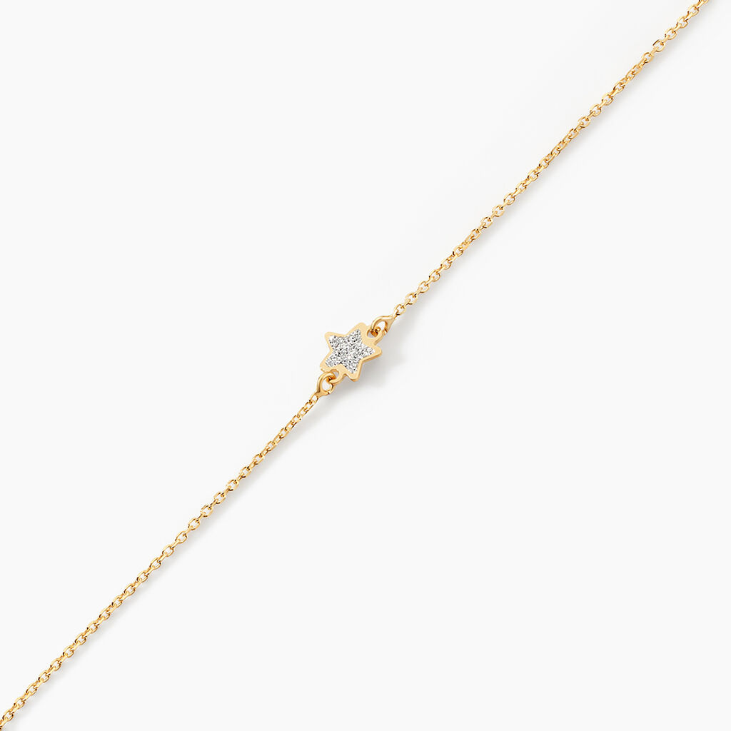 Bracelet Chirine Etoile Or Jaune - Bracelets Enfant | Histoire d&rsquo;Or