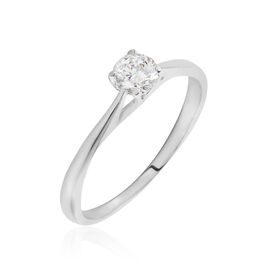 Bague Victoria Or Blanc Diamant - Bagues solitaires Femme | Histoire d’Or