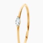 Bague Margault Or Jaune Topaze - Bagues solitaires Femme | Histoire d&rsquo;Or