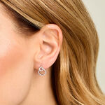 Boucles D'Oreilles Puces Fant Argent Blanc Oxyde De Zirconium - Boucles d'oreilles fantaisie Femme | Histoire d&rsquo;Or