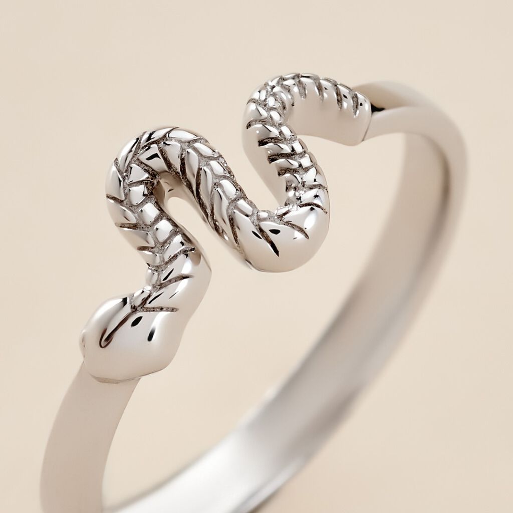 Bague Oria Argent Blanc - Bagues fantaisie Femme | Histoire d’Or