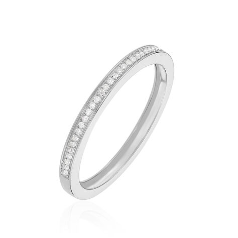 Alliance Elsia Or Blanc Diamant - Alliances Femme | Histoire d’Or