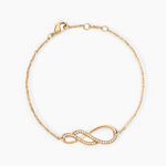 Bracelet Rajah Plaqu&eacute; Or Jaune Oxyde De Zirconium - Bracelets Femme | Histoire d&rsquo;Or