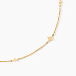Collier Pluto Argent Dor&eacute; A L'Or 750/1000 - Bijoux sans pierre Femme | Histoire d&rsquo;Or