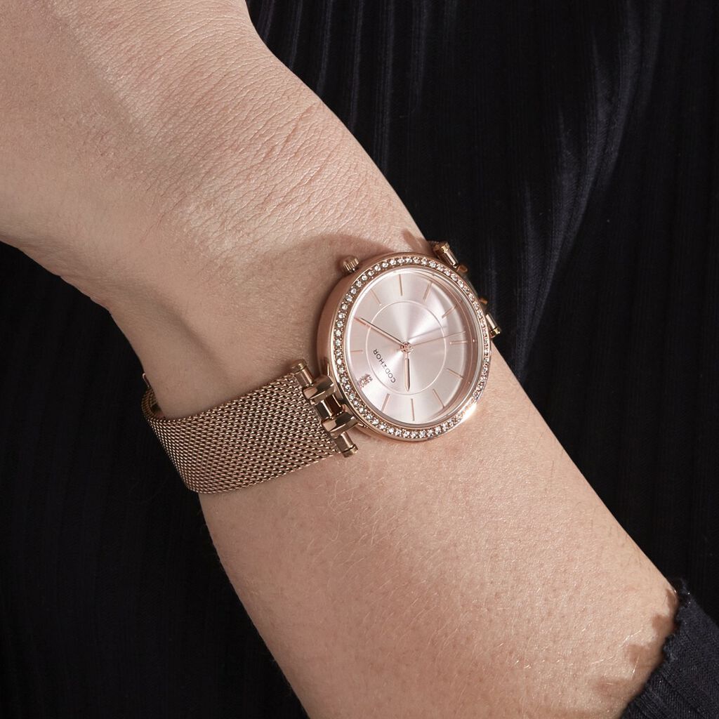 Montre Codhor Celinia Doré Rose - Montres Femme | Histoire d’Or