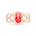 Bague Tina Or Rose Rubis Et Diamant - Bagues solitaires Femme | Histoire d&rsquo;Or