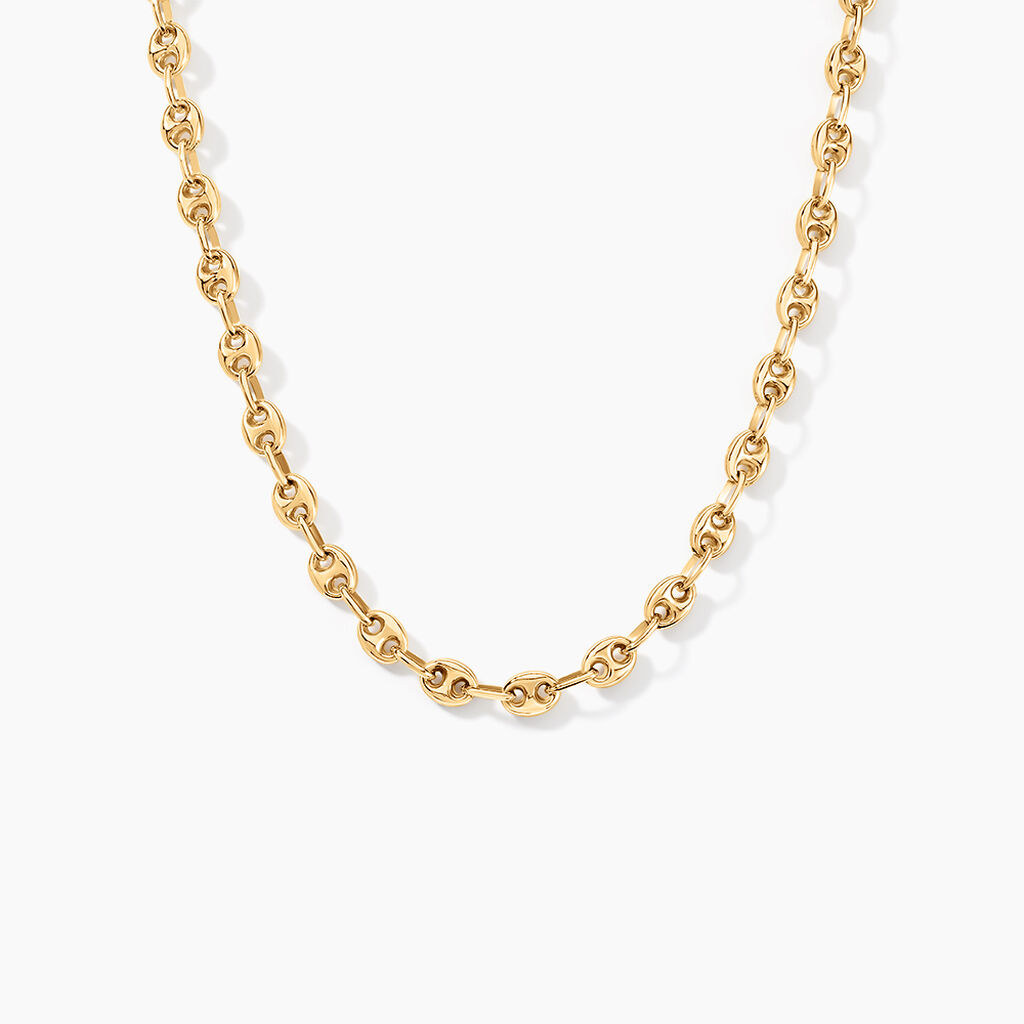 Collier Maille Dami Maille Grain De Cafe Or Jaune - Chaines Homme | Histoire d’Or