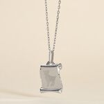 Pendentif Zodiaque Parchemin Argent Blanc - Pendentifs Zodiaque Famille | Histoire d&rsquo;Or