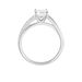 Bague Solitaire Maellyne Argent Blanc Oxyde De Zirconium - Bagues solitaires Femme | Histoire d’Or