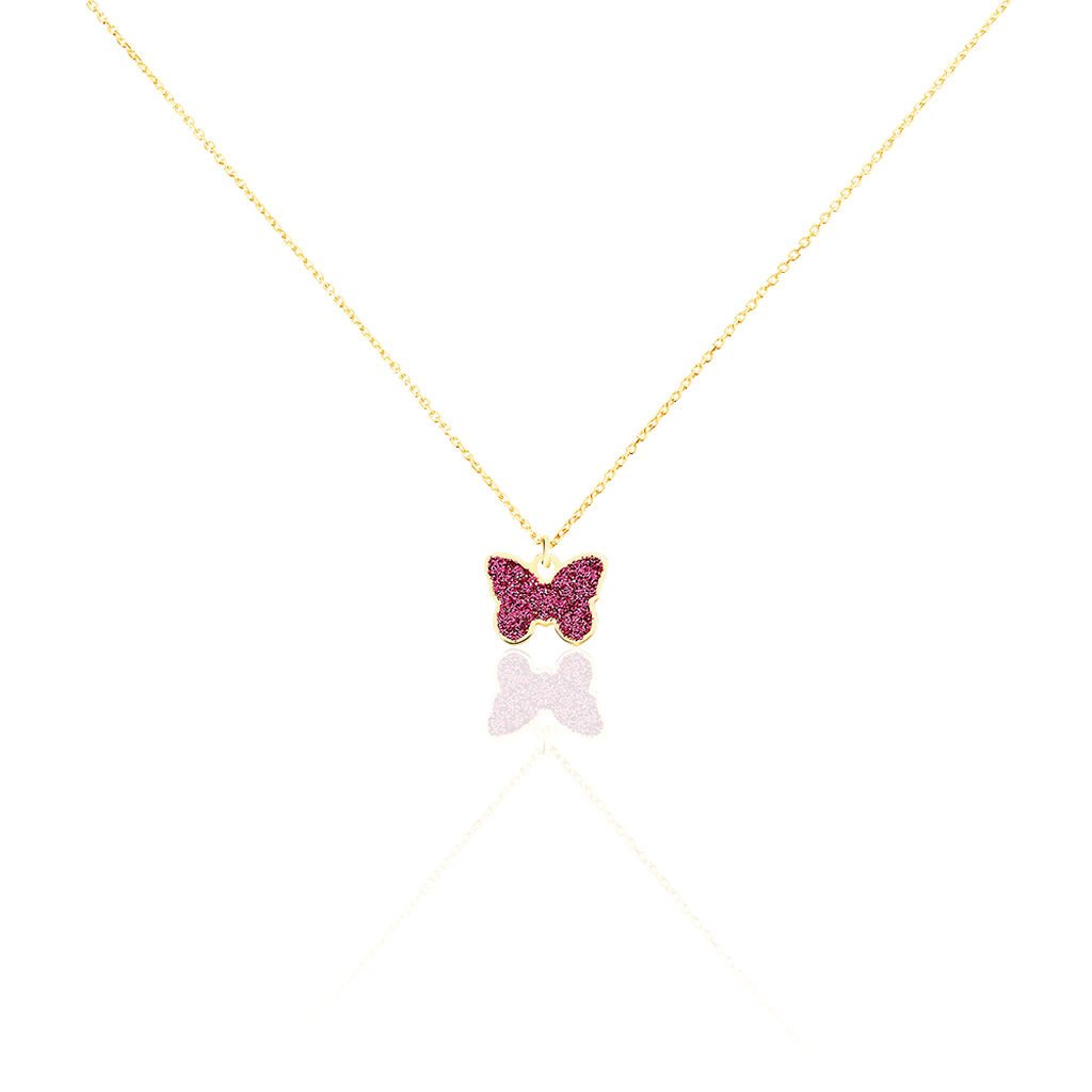 Collier Solena Papillon Or Jaune - Colliers Enfant | Histoire d’Or
