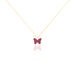 Collier Solena Papillon Or Jaune - Colliers Enfant | Histoire d’Or