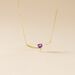 Collier Eva Or Jaune Amethyste Et Oxyde De Zirconium - Colliers Femme | Histoire d’Or