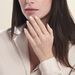 Bague Jozsua Or Rose Morganite Peche Oxyde De Zirconium - Bagues solitaires Femme | Histoire d’Or