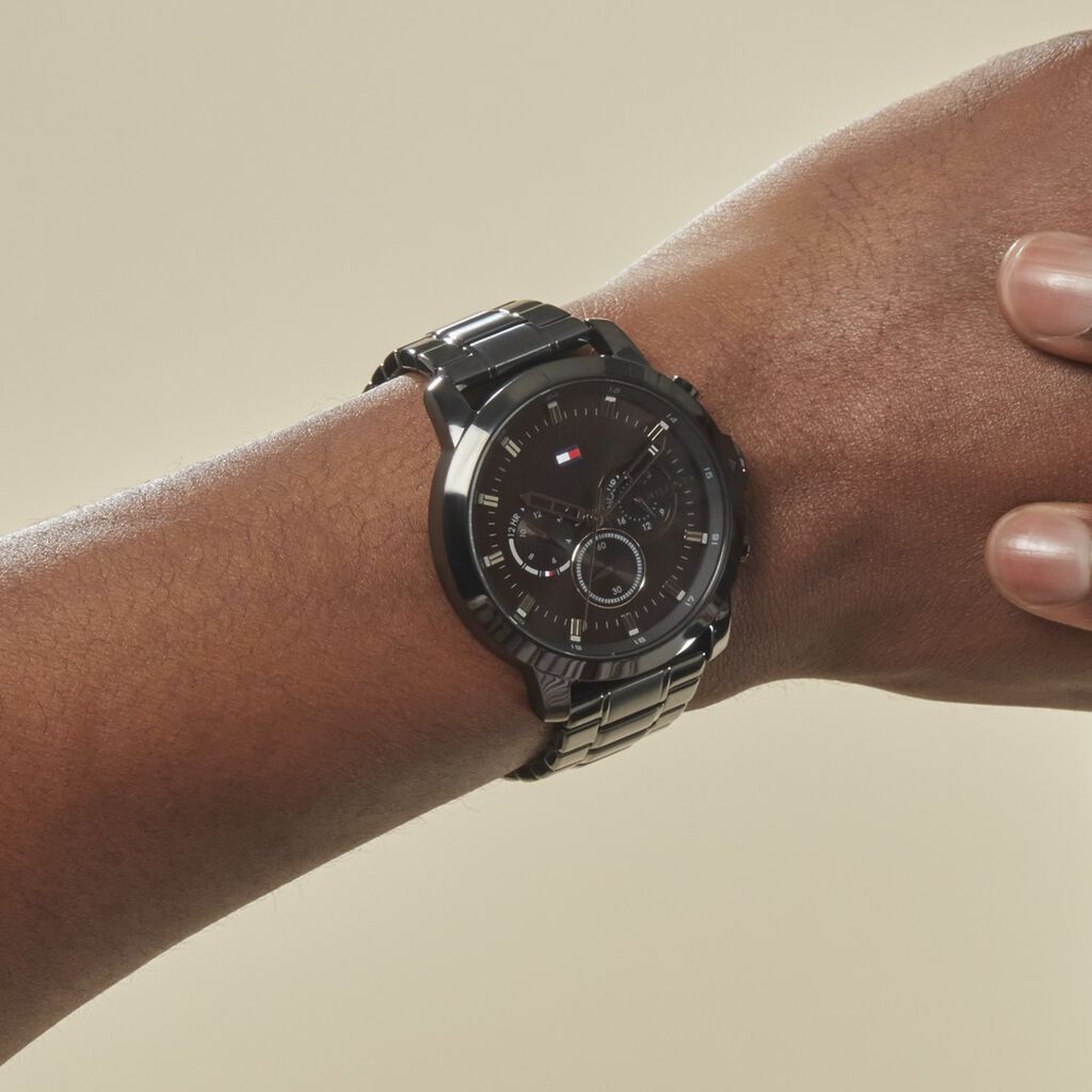 Montre Tommy Hilfiger Jameson Noir - Montres Homme | Histoire d’Or