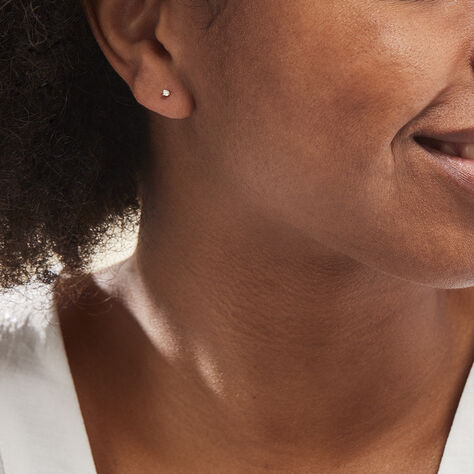 Boucles D'oreilles Puces Aphrodite Or Jaune Diamant - Clous d'oreilles Famille | Histoire d’Or