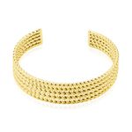 Bracelet Jonc Acier Dore Anthonyn - Bracelets joncs Femme | Histoire d&rsquo;Or