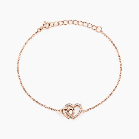 Bracelet Donatiane Argent Rose Oxyde De Zirconium - Bracelets Femme | Histoire d’Or