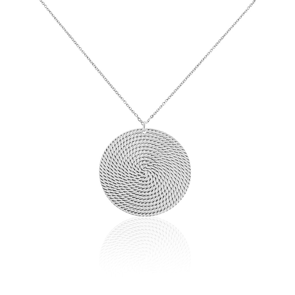 Collier Sautoir Doga Argent Blanc - Colliers fantaisie Femme | Histoire d’Or