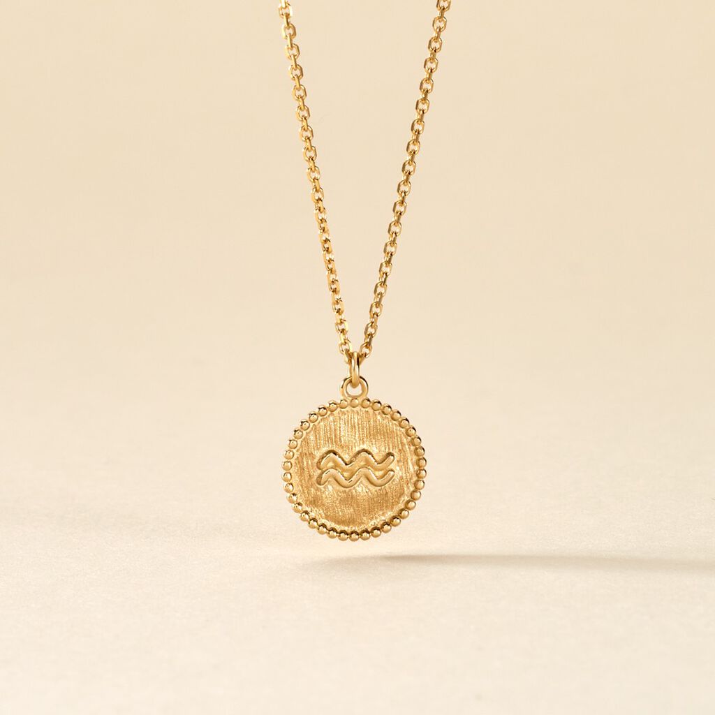 Collier Astrola Or Jaune - Colliers Zodiaque Femme | Histoire d’Or