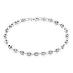 Bracelet Maille Argent Carrus - Bracelets cha&icirc;ne Homme | Histoire d&rsquo;Or