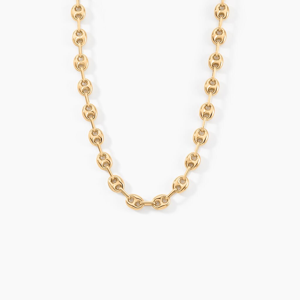 Collier Maille Dami Maille Grain De Cafe Or Jaune - Chaines Homme | Histoire d’Or