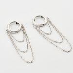 Cr&eacute;oles Argent Blanc Nissa - Boucles d'oreilles cr&eacute;oles Femme | Histoire d&rsquo;Or