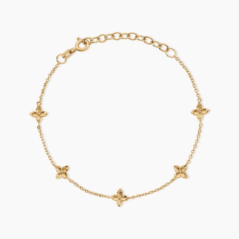 Bracelet Monika Argent Dor&eacute; A L'Or 750/1000 - Bijoux sans pierre Femme | Histoire d&rsquo;Or