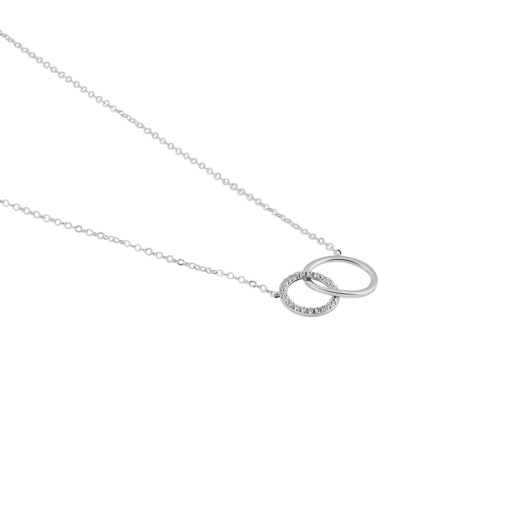 Collier Or Blanc Nesrine Oxydes - Colliers Femme | Histoire d’Or