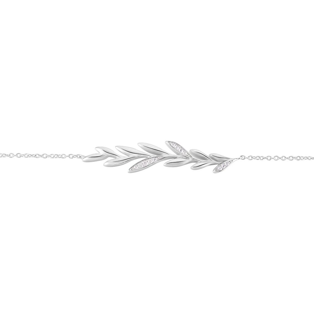 Bracelet Andeol Argent Blanc Oxyde De Zirconium - Bracelets Femme | Histoire d’Or