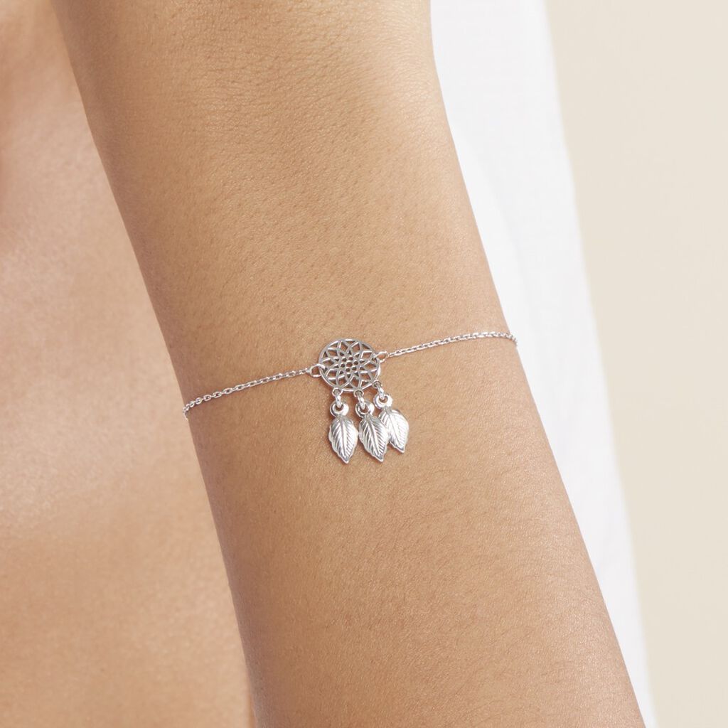 Bracelet Argent Blanc Ida - Bracelets fantaisie Femme | Histoire d’Or