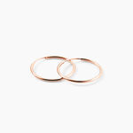 Cr&eacute;oles Dominae Or Rose - Boucles d'oreilles cr&eacute;oles Femme | Histoire d&rsquo;Or