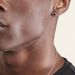 Boucles D'oreilles Puces Edy Serti Clos Or Blanc Saphir - Clous d'oreilles Famille | Histoire d’Or