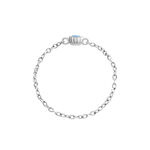 Bague Rio Argent Blanc Oxyde De Zirconium - Bagues de fian&ccedil;ailles ronde Femme | Histoire d&rsquo;Or