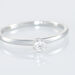 Bague Solitaire Natalia Or Blanc Diamant - Bagues solitaires Femme | Histoire d’Or