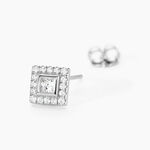 Boucles D'oreilles Pendantes Marie-elsa Argent  Oxyde De Zirconium - Boucles d'oreilles fantaisie Femme | Histoire d&rsquo;Or