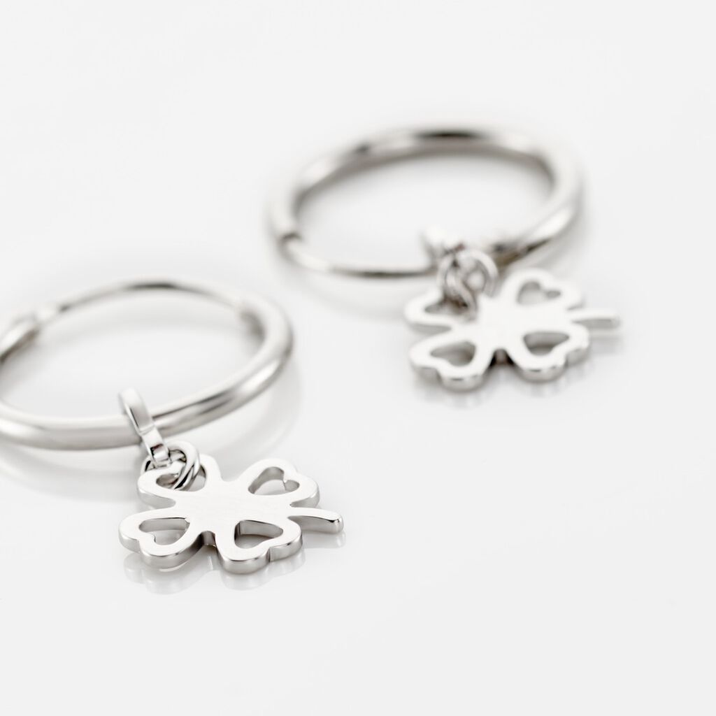 Cr&eacute;ole Unitaire Argent Magnus - Boucles d'oreilles cr&eacute;oles Femme | Histoire d&rsquo;Or