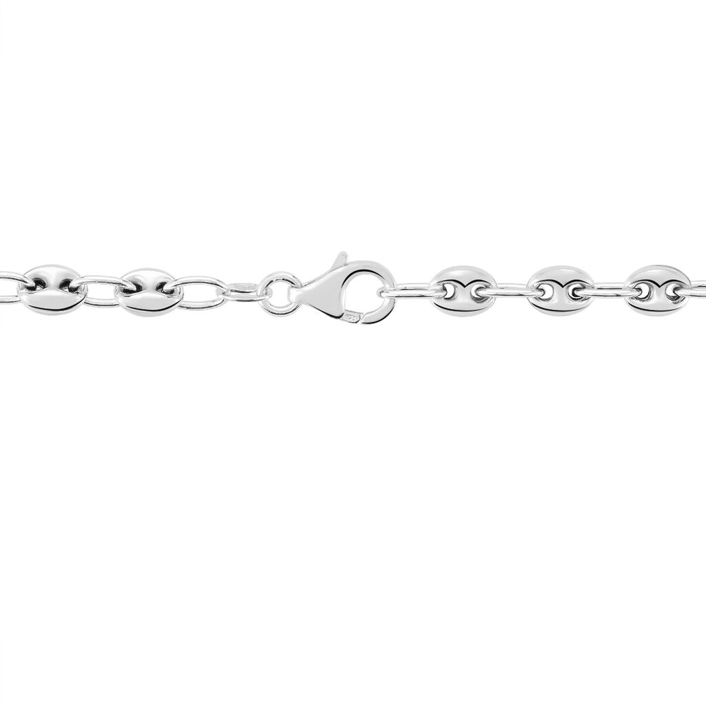 Collier Carrus Argent Blanc - Chaines Homme | Histoire d’Or