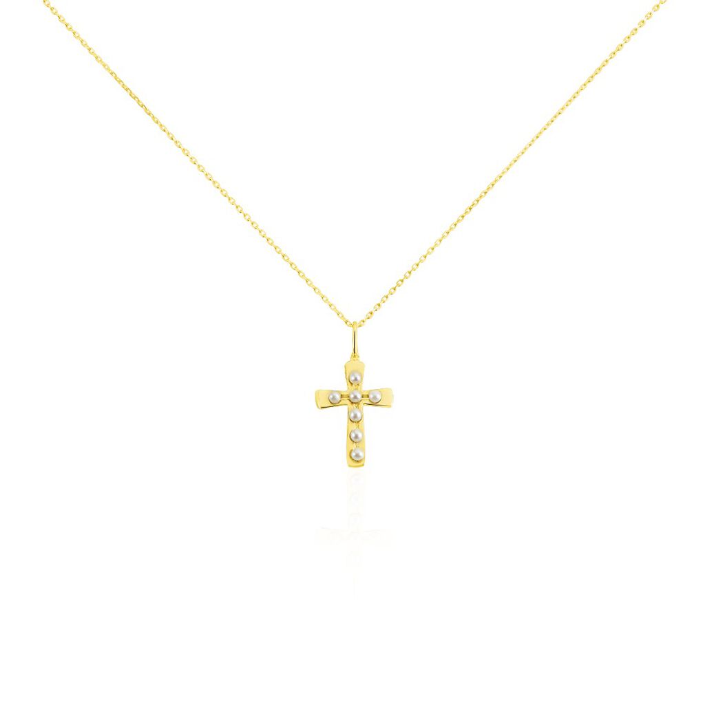 Collier Or Jaune Florrie Perles De Culture - Colliers Femme | Histoire d’Or