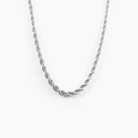 Chaine Jerry Maille Corde Or Blanc - Chaines Femme | Histoire d’Or
