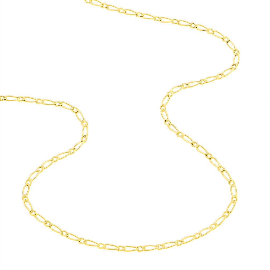 Chaîne Esma Maille Alternee 1/3 Or Jaune - Cadeaux de naissance Enfant | Histoire d’Or