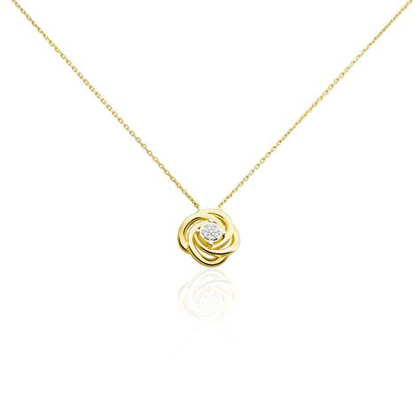 Collier Or Jaune Urlanie Diamants - Colliers Femme | Histoire d’Or